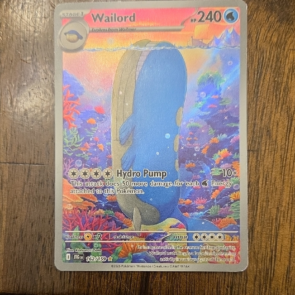 Wailord Pokémon Card